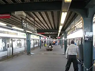 On the platform