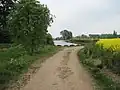 Footpath to Sprotbrough with the Upper Fish Pond visible