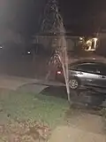 A faulty lawn sprinkler
