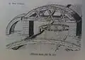 Truss arch bridge by Fausto Veranzio