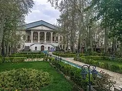 Exterior view of the mansion