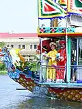 Chiếc thuyền tại Festival Huế