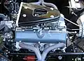 The Fiat 2-liter V8 in a Siata 208