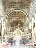 Diaphragm arch in San Miniato al Monte