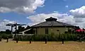 The visitor centre entrance