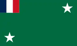 Flag of French Togoland (1916–1960), present-day Togo