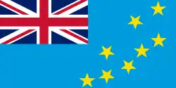 Flag of Tuvalu (October-December 1995)