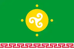 Flag of Ust-Orda Buryat Autonomous Okrug, (27 July 1997–18 September 1997)