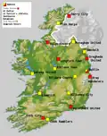 The clubs that competed in the 2006 League of Ireland.
