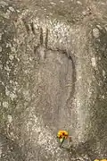 Footprint of Lhatsun Namkha Jigme