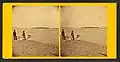 South Boston Point and view of Fort Winthrop, Massachusetts, 19th century