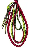 The most impressive set of fourragères: double fourragère of Légion d'honneur and Croix de Guerre with olives of both World War I (9 mentions) and World War II (3 mentions) and fourragère of Médaille militaire with olive of TOE (4 mentions). Worn by members of 3 REI.