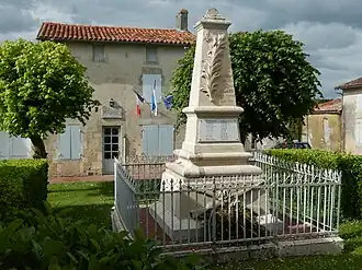 The town hall in Ternant