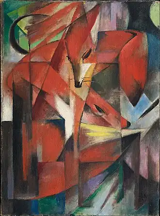 Die Füchse, The Foxes (1913), private collection