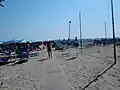 The beach