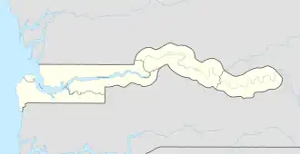 Genieri is located in The Gambia