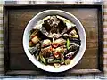 ganjang-gejang (marinated crab)