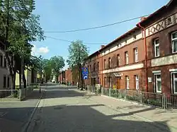 Renovated houses at Starowiejska Street