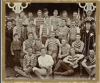 Barney Murphy: front row, second from right
