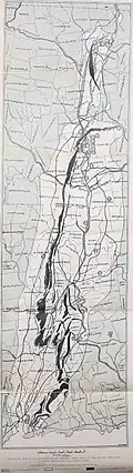 Vertically long map