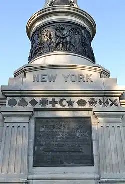 Front of the base