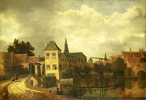 View of Haarlem, Balthasar van der Veen, 1650