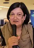 Wife of Ibraheem Sharif, former member of Waad.[145][146]