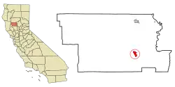 Location within Glenn County