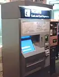 The new ticket vending machine installed at Godalming railway station during 2006