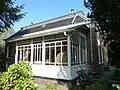 Sun room of the former clergy house