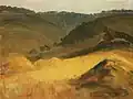 Golden Meadow, 1917-1919, oil on canvas