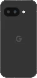 Diagram of a Pixel 9 smartphone in black.