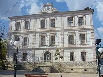 Primary school in the village of Xino Nero.