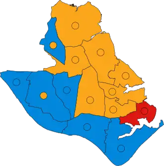 2022 results map