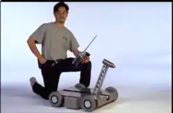 A man with a drone