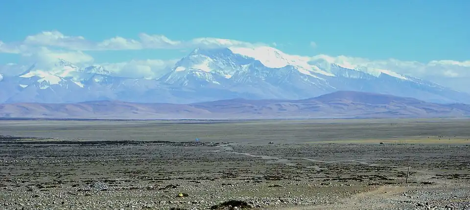 Gurla Mandhata 7,694 metres (25,243&nbsp;ft)