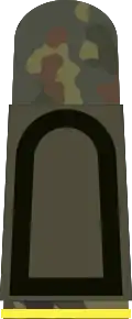 Aufschiebeschlaufe Feldanzug Heeresuniformträger Stabsunteroffizier Fernmeldetruppe