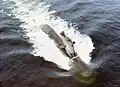 HSwMS Sjöhästen underway between 1967 and 1968.