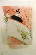 The Box with the Gilded Mask, 1894, colour crayon, brush and spatter lithograph with scraper[59]