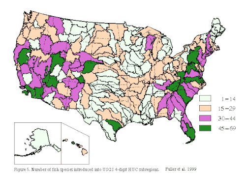 Water resource subregions (4-digit codes)