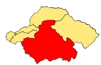 Location of the ward