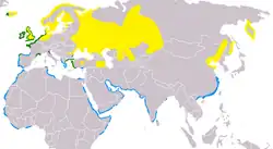 Map of range