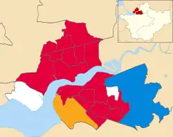 2011 results map