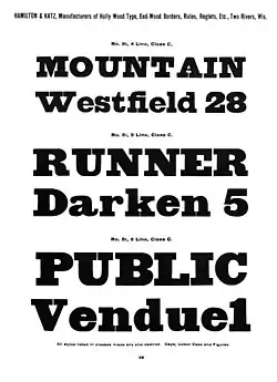 Slab serif