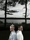 Architects Harry Bates and Paul Masi in 2006