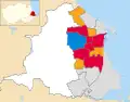 2007 results map