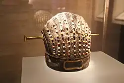 Pibianguan (皮弁冠) of Prince Huang of Lu, housed in Shandong Museum