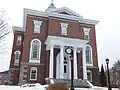 Hathorn Hall in winter