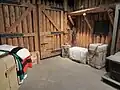 Fur trading post diorama