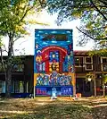 Mural by Mike Alewitz at the Highlander Research and Education Center